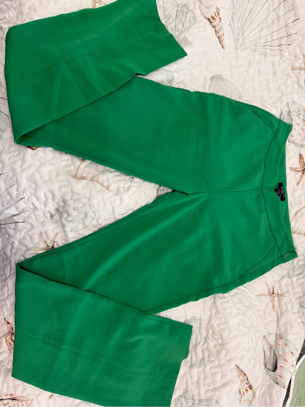 Guess by Marciano Emerald Green Wide-Leg Trousers
